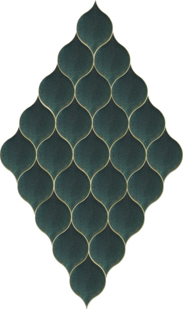 Керамическая плитка Керамин ПентаКерамика Лист 4 Настенная плитка ручной работы 14,8х9,3