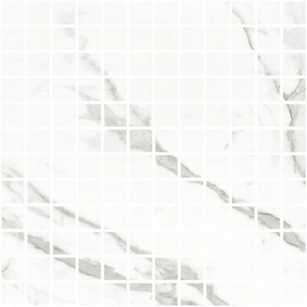 Керамическая плитка Керамин Bode Marble Porcelain BMB8561М4 Calacatta Мозаика полированная 30х30 (2,3х2,3)