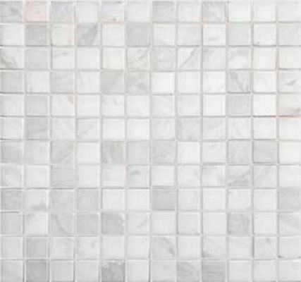 Керамическая плитка Керамин Caramelle Pietrine 7 мм Dolomiti Bianco Pol Мозаика 29,8х29,8х0,7 (2,3х2,3)