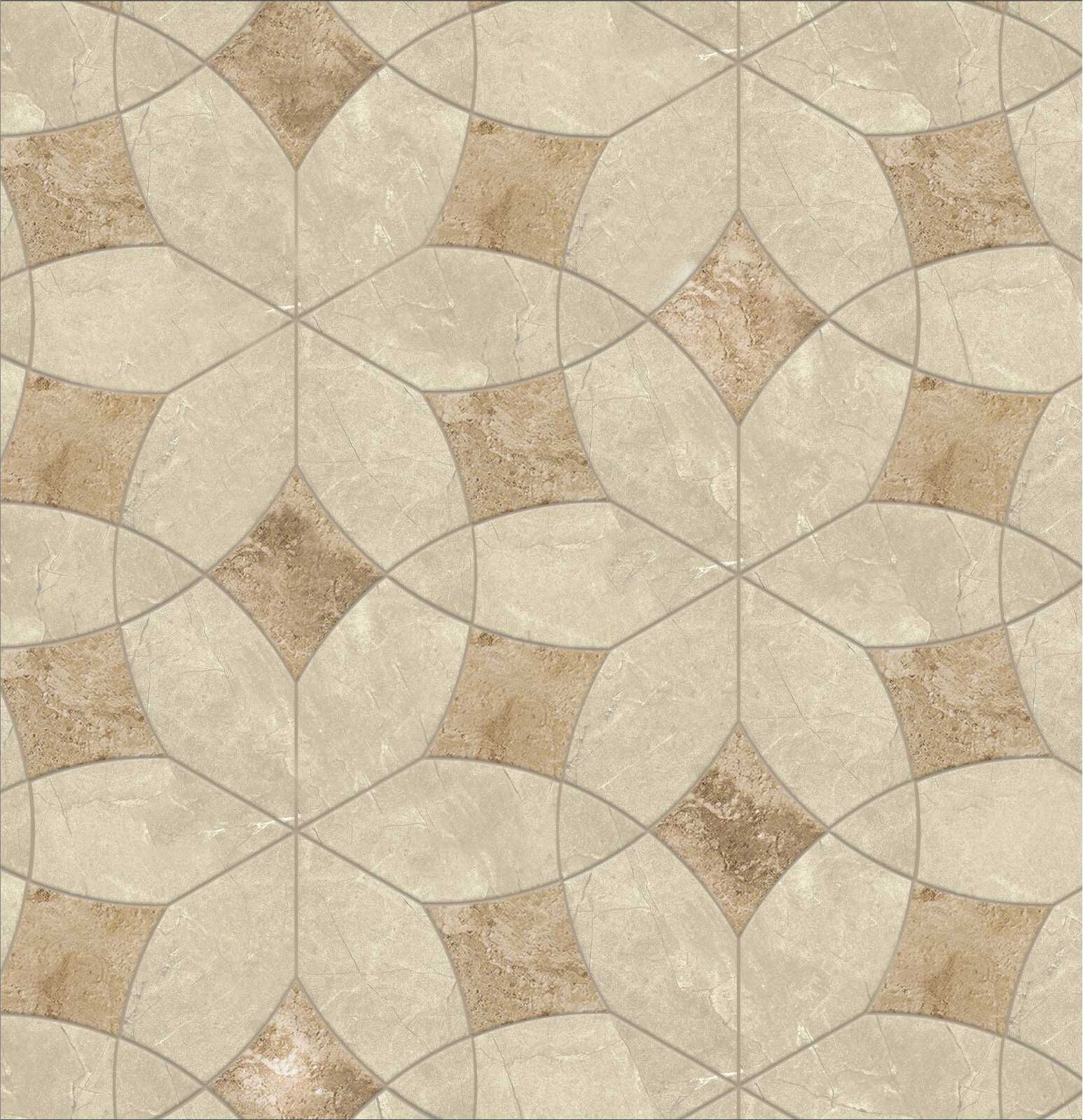Керамическая плитка Керамин Jet Mosaic Flower - Marble FRM02 Мозаика 40х40,1
