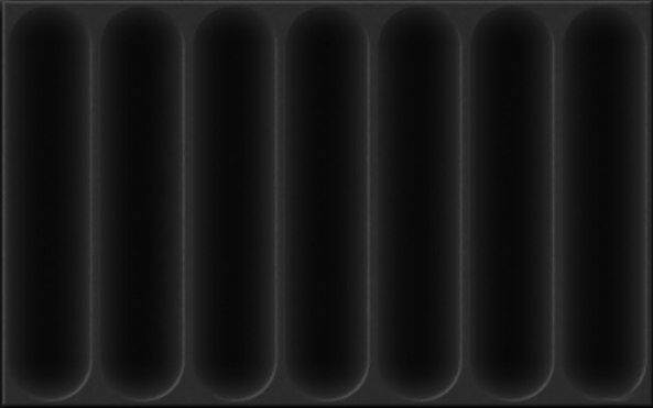 Керамическая плитка Керамин Unitile (Шахтинская плитка) Марсель 02 Черный низ Матовая Настенная плитка 25х40