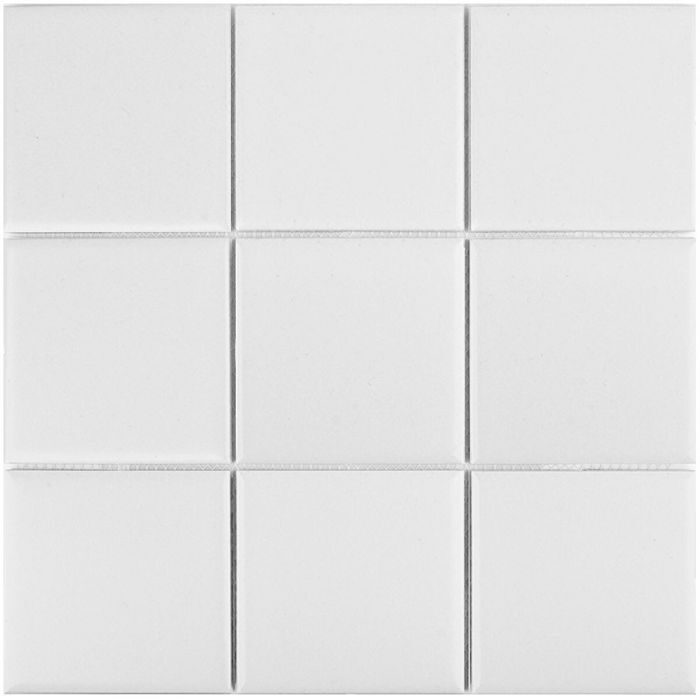 Керамическая плитка Керамин Starmosaic Homework White Matt (MH33900) Белая Матовая Мозаика 30х30 (9,7х9,7)