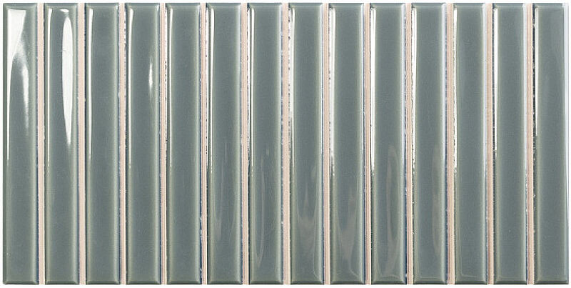 Керамическая плитка Керамин Wow Sweet Bars Mineral Grey Серая Глянцевая Настенная плитка 12,5x25