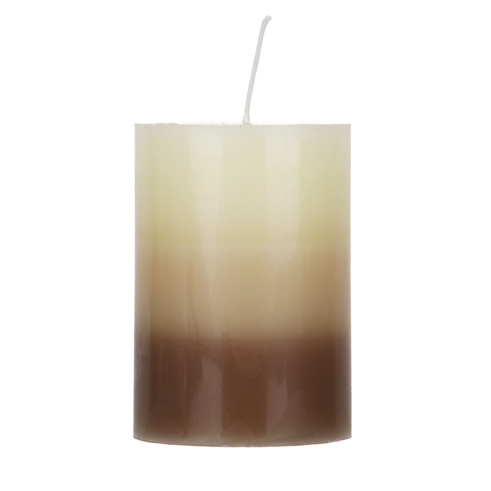 LADECOR Свеча ароматическая, парафин, градиент, 7x10 см, аромат ваниль 3