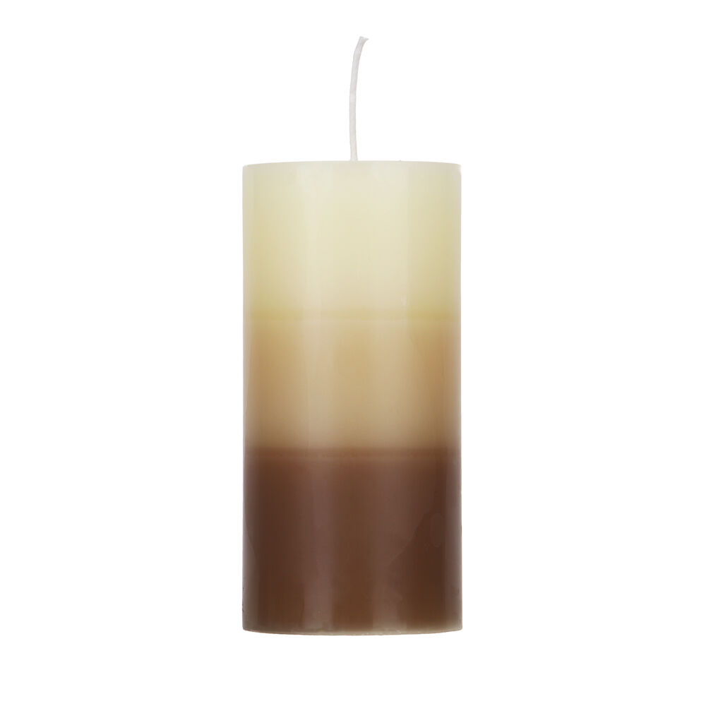 LADECOR Свеча ароматическая, парафин, градиент, 7x15 см, аромат ваниль 3