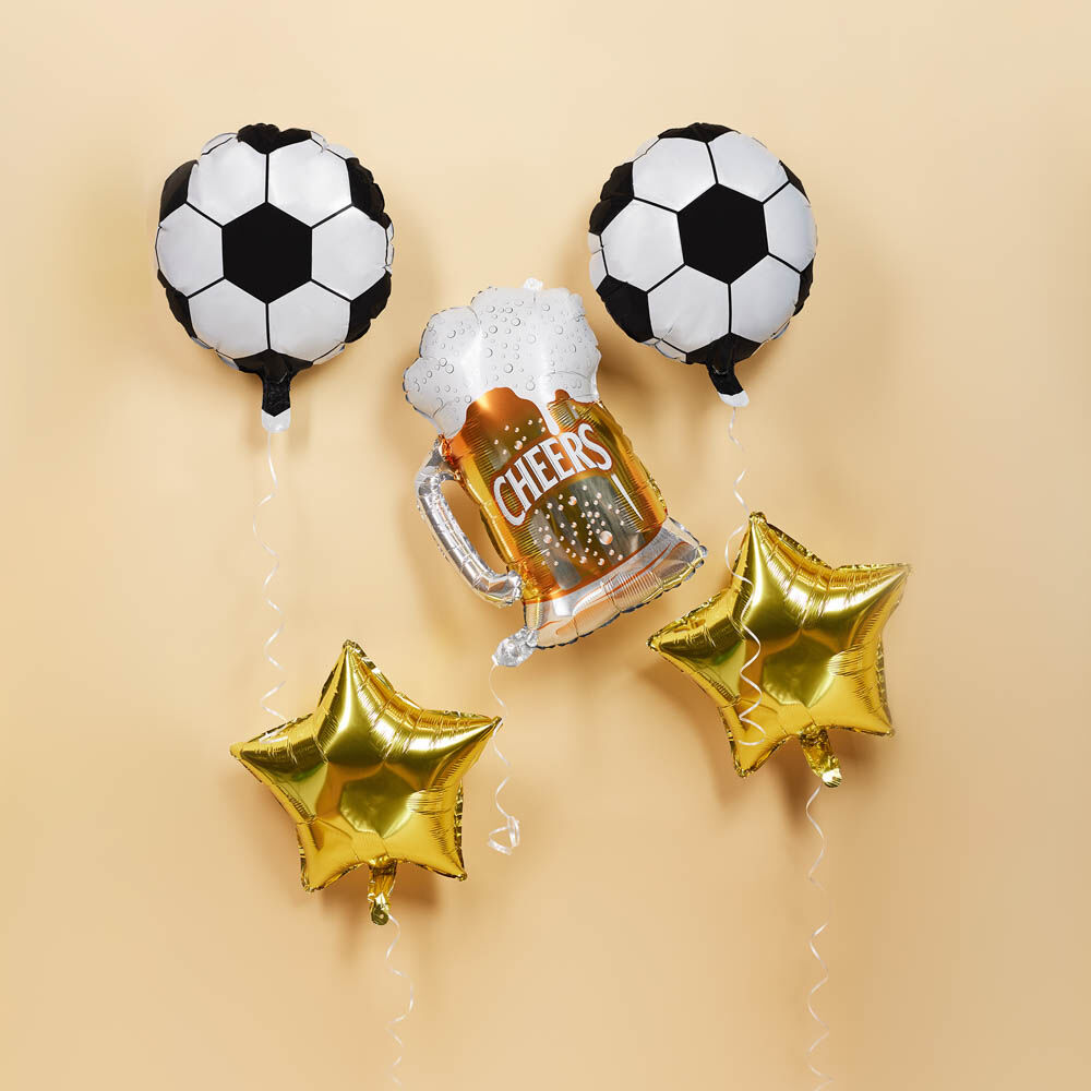 Набор шаров воздушных фольгированных, футбол, пиво, 6 шт, 23x18 см 8