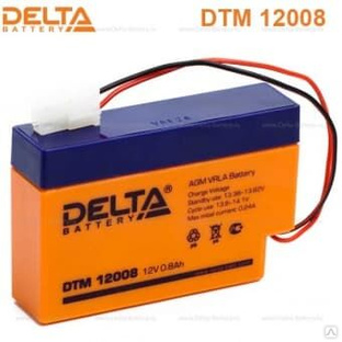 Аккумулятор 12В 0.8А.ч Delta DTM 12008 