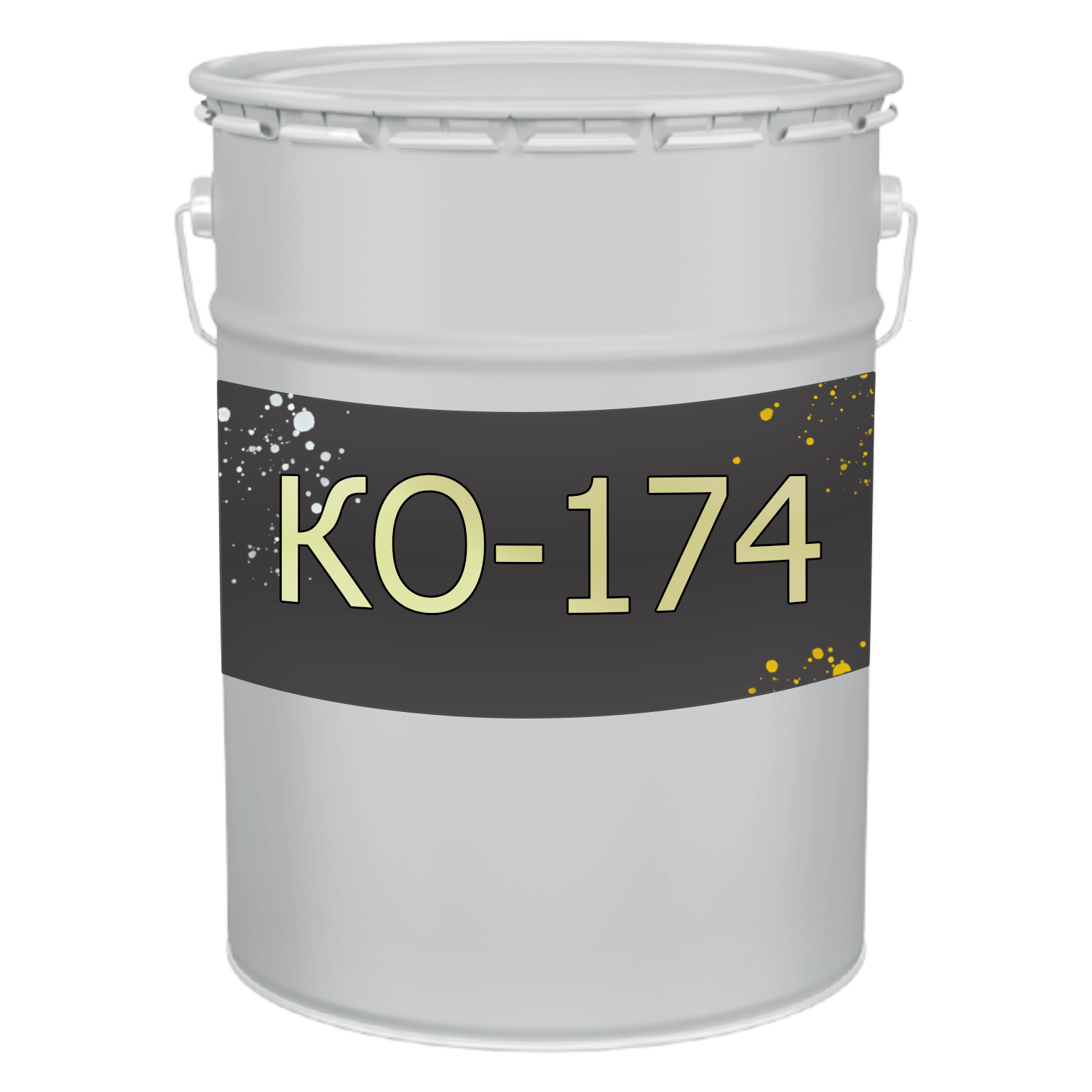 Эмаль кремнийорганическая КО-174 базовые цвета 25 кг