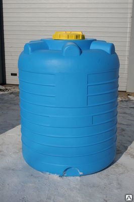 Накопительная пластиковая емкость для воды 2000 литров для хранения Пласт Инжиниринг