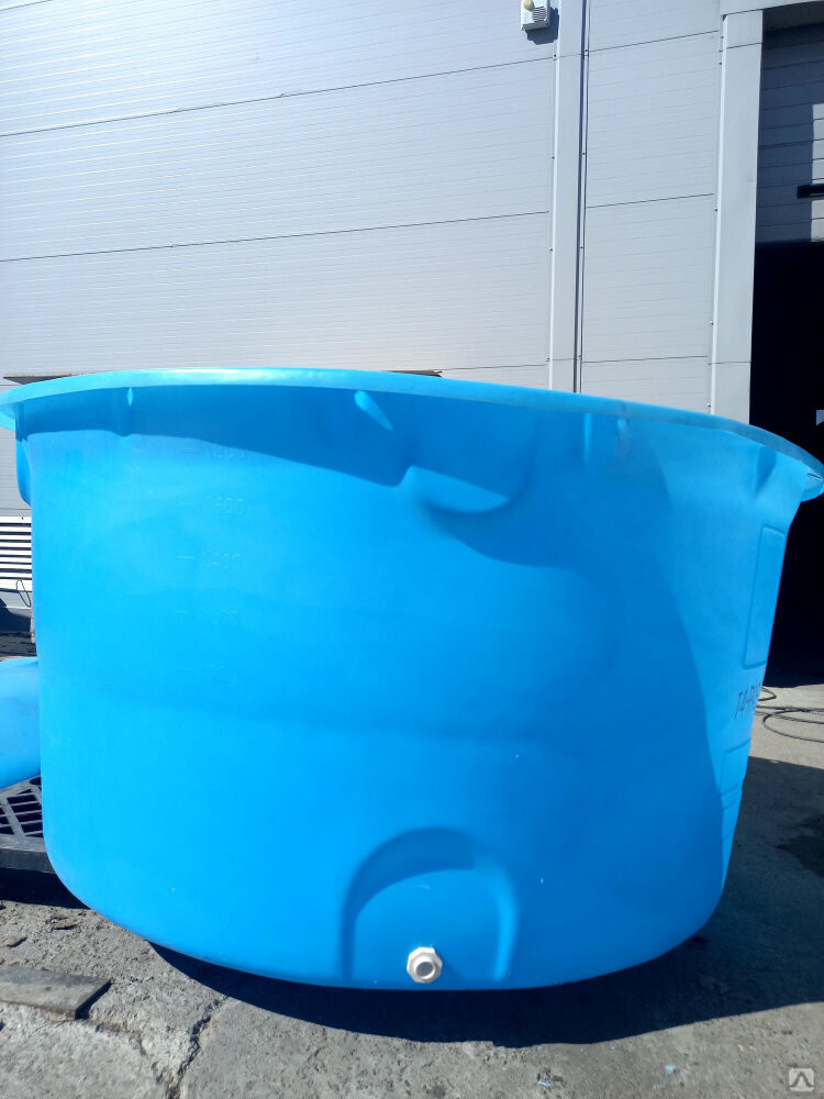 Бак для бани пластиковый с съемной крышкой 5000 литров для бассейна и купели Пласт Инжиниринг 12