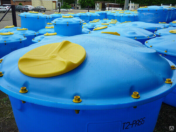 Бак для бани пластиковый с съемной крышкой 5000 литров для бассейна и купели Пласт Инжиниринг 5