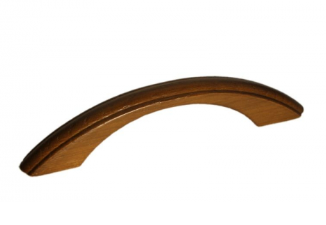 Ручка скоба деревянная для бани лакированная (КРАСНОЕ ДЕРЕВО)