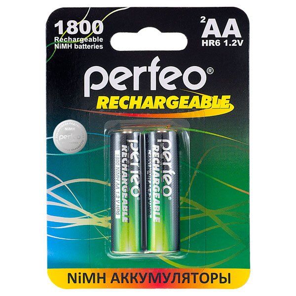Аккумулятор Perfeo АА/R06-1800mAh 1.2B