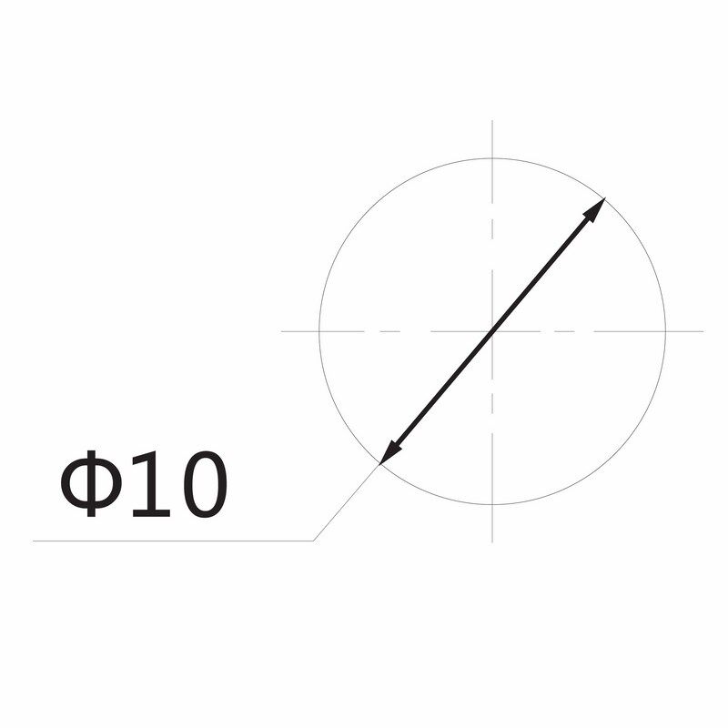 Индикатор Граненый D=10.2мм 220V (RWE-205), желтый Rexant 2