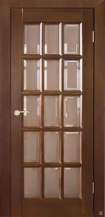 Межкомнатная дверь Классика Решетка массив Сосны комплект #1