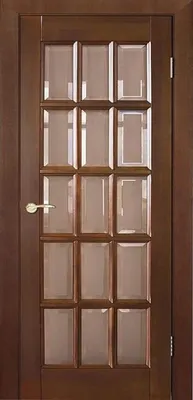 Межкомнатная дверь Классика Решетка массив Сосны комплект 1