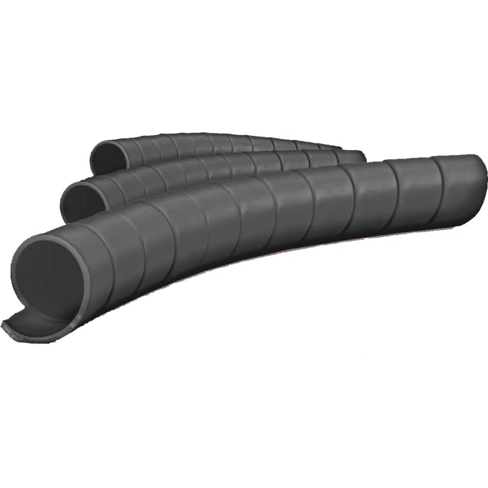 Защитная спираль для шлангов, рукавов и проводов Hydrosafe диаметр 20-27 мм, цвет черный, 25 метров HS20BLK25