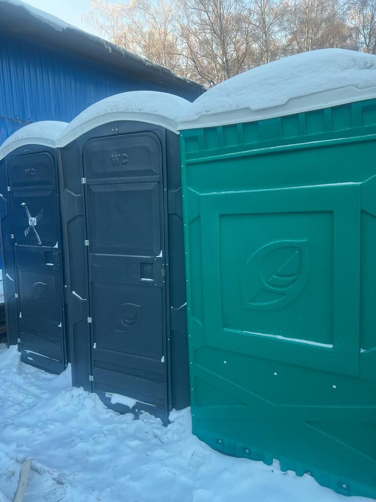 Туалетная кабина биотуалет (зеленая) 1