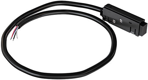 Коннектор-токопровод для шинопровода Arte Lamp A590106, черный A590106 черный