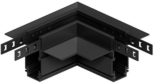 Угловое соединение для встраиваемого магнитного трека Arte Lamp A590706, черный A590706 черный