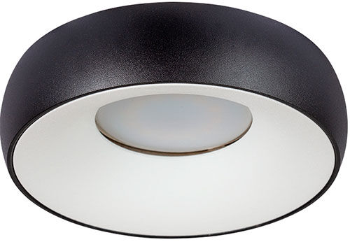 Точечный встраиваемый светильник Arte Lamp A6665PL-1BK, черный A6665PL-1BK черный