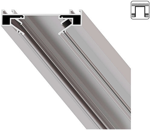 Профиль для монтажа в натяжной потолок Arte Lamp A630205, серый A630205 серый