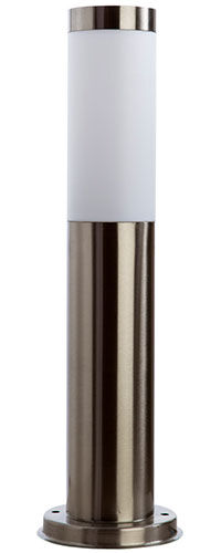 Уличный столбик Arte Lamp A3158PA-1SS, матовое серебро A3158PA-1SS матовое серебро