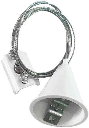 Кронштейн-подвес для однофазного шинопровода Arte Lamp A410133, белый A410133 белый