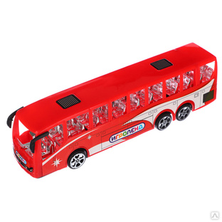 ИГРОЛЕНД Автобус, инерция, ABS, 24х8х6, 2 цвета #1