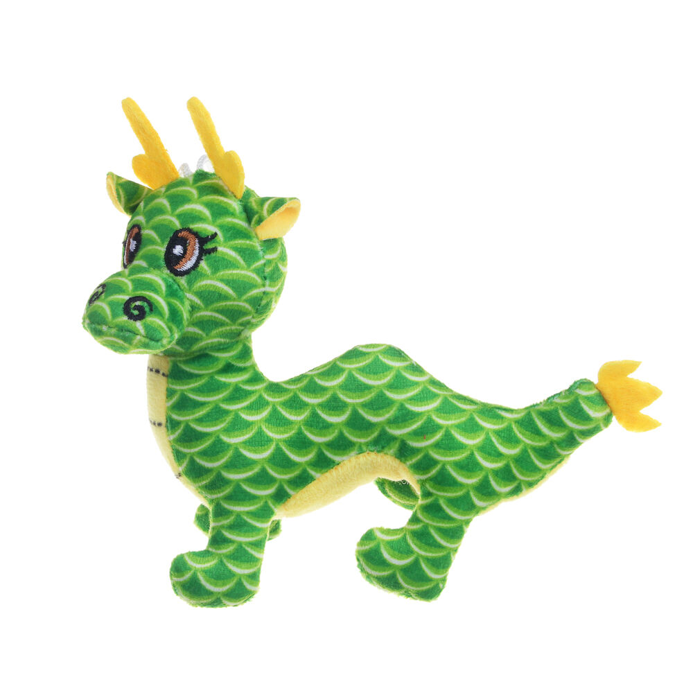 МЕШОК ПОДАРКОВ Игрушка мягкая в виде животных "Магический дракон", полиэстер, 14х11см, 3 цвета 4