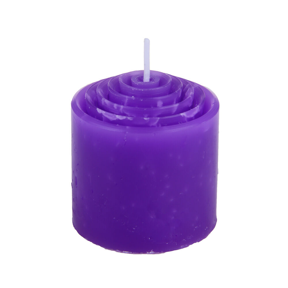 LADECOR Набор ароматических свечей, парафин, 3 шт, набор (5x5 см, 5x7,5 см, 5x10 см), лаванда 5