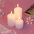 LADECOR Набор ароматических свечей, парафин, 3 шт, набор (5x5 см, 5x7,5 см, 5x10 см), хлопок #7