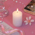 LADECOR Набор ароматических свечей, парафин, 3 шт, набор (5x5 см, 5x7,5 см, 5x10 см), хлопок #8