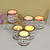 LADECOR Свеча в керамическом декоративном подсвечнике, парафин, 7x7 см, 6 цветов #8