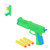 ИГРОЛЕНД Пистолет с мягкими патронами, РР, EVA, PVC, 16х25х3 см, 2 дизайна #1