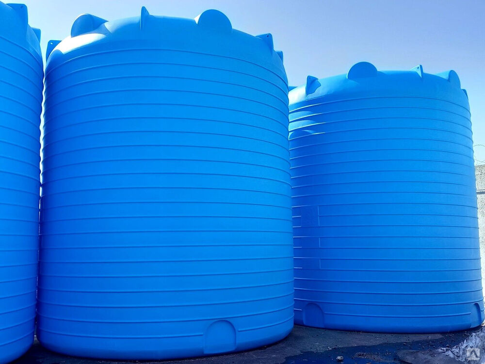 Бочки 20 м3 -20000 литров пластиковые для пожарного запаса воды 16
