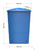 Накопительная емкость пластиковая для водоснабжения 10000 литров универсальная круглая с крышкой #4