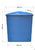Бак для воды 7500 литров пластиковый с крышкой для воды, водоснабжения вертикальный #4