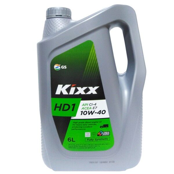 Масло моторное Kixx HD1 10w-40 API CI-4/SL, ACEA E7-08/B4/A3-07
