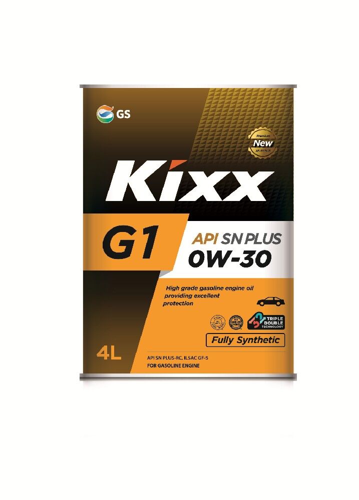 Масло моторное Kixx G1 SN Plus 0W-30 /4л. синтетическое