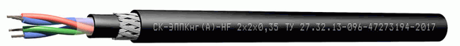 Кабель СК-ЭППКнг(А)-HF 12х2х0,75
