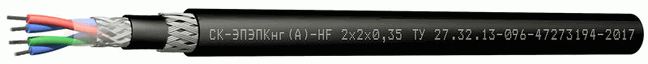 Кабель СК-ЭПЭПКнг(А)-HF 12х2x1,0
