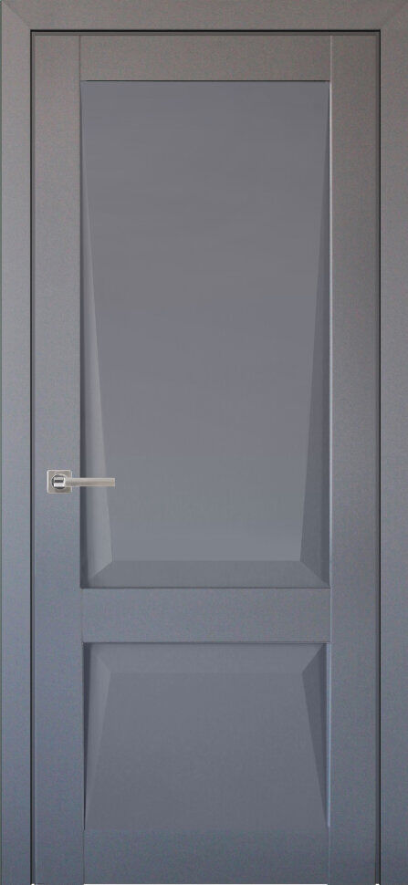 Двери межкомнатные Perfecto 101 серый бархат, полотно 80*200