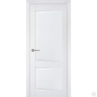 Двери межкомнатные Perfecto 102 белый бархат, полотно 80*200 #1