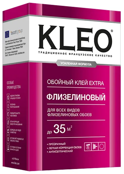 Клей KLEO ULTRA 50 для стеклообоев стеклохолста готовый к применению 10 кг 1