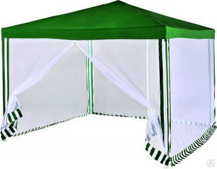 Садовый тент шатер для отдыха Green Glade 1036 с москитной сеткой 2742 