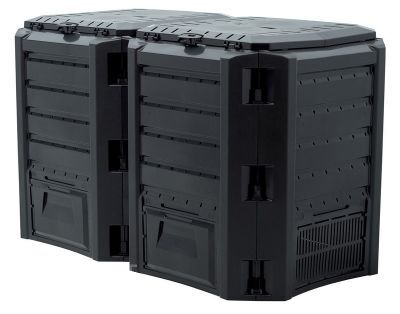 Ящик для компоста (компостер садовый) 800л Prosperplast Module IKSM800C-S411 черный 3344