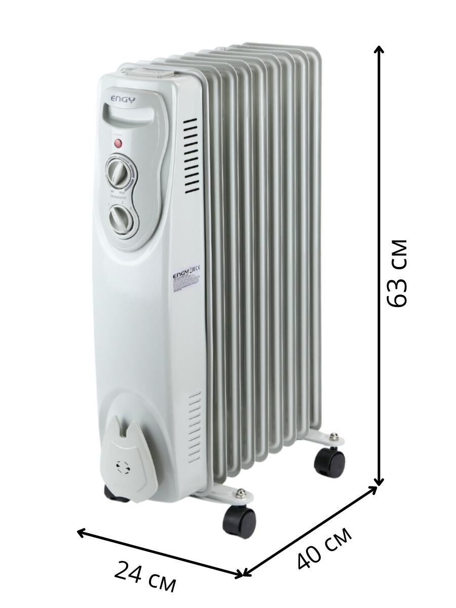 Масляный радиатор Engy EN-1309 (9 секций 2000 Вт) ENGY 5324 4