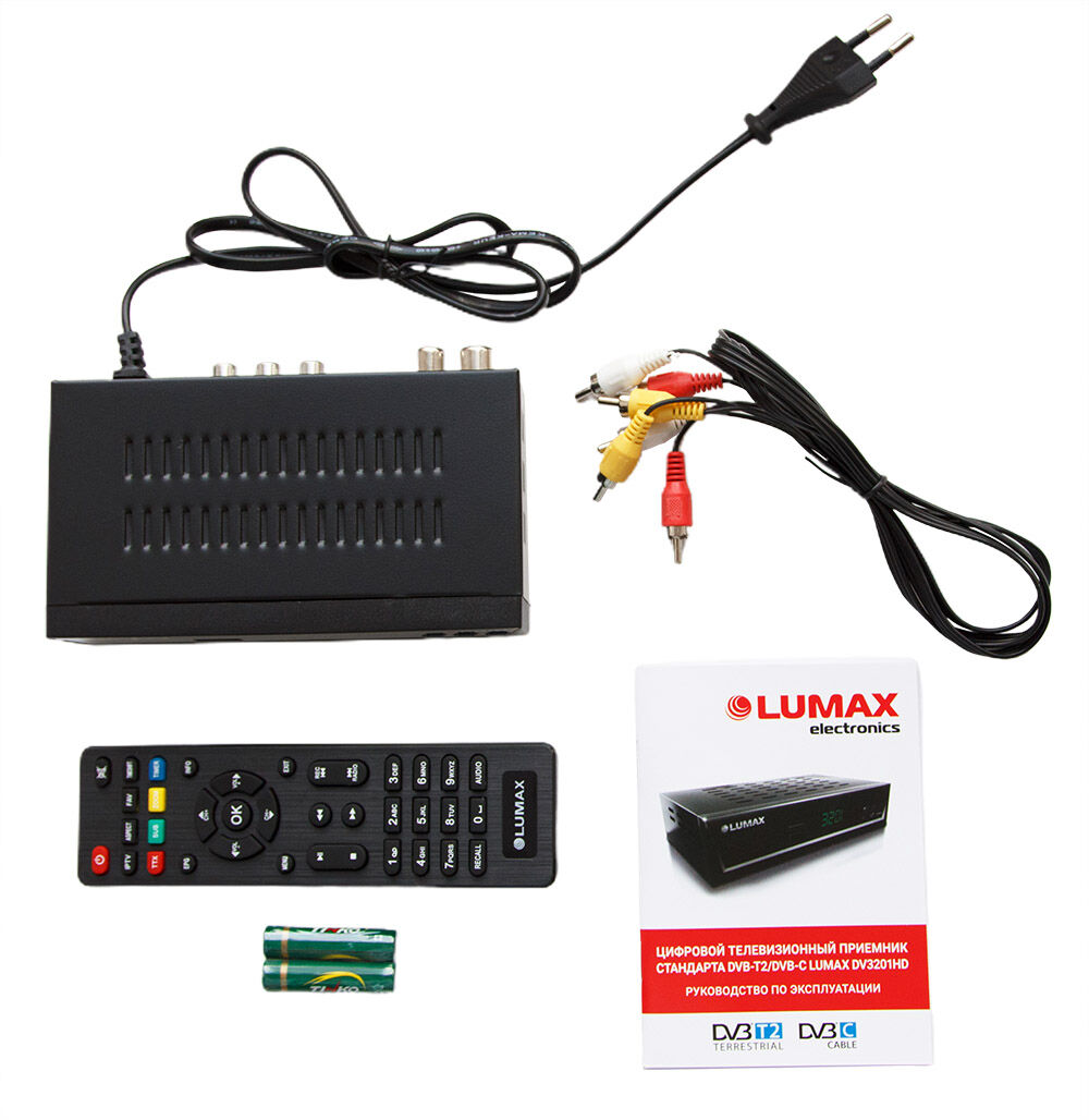 Цифровая ТВ приставка LUMAX DV3201HD, DVB-T2 Lumax 36561 3