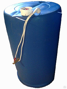 Бочка для душа дачного Водогрей 227л, 2 кВт, пластиковая 36777 